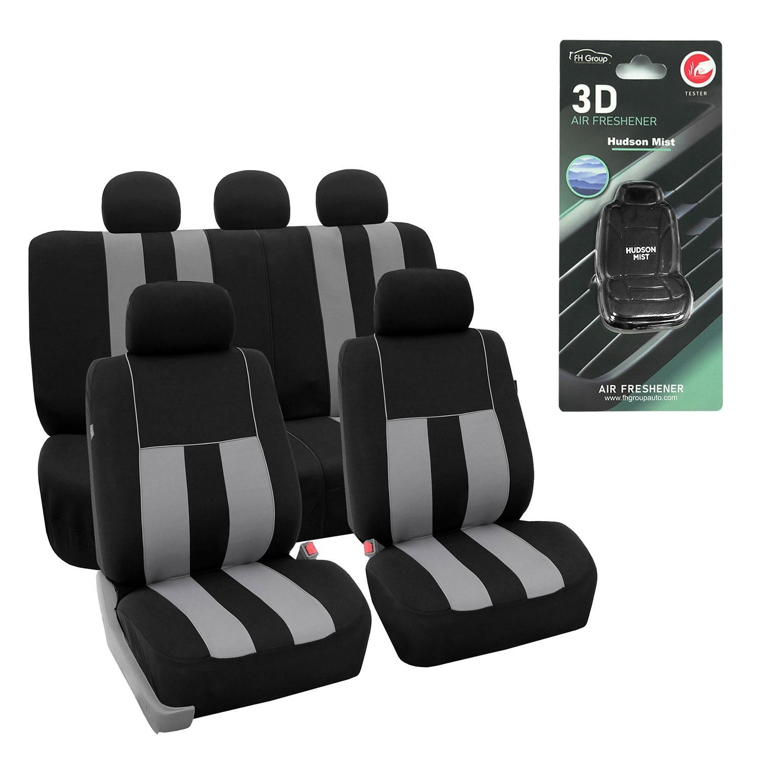FH Group Striking Striped Seat Covers Full Set