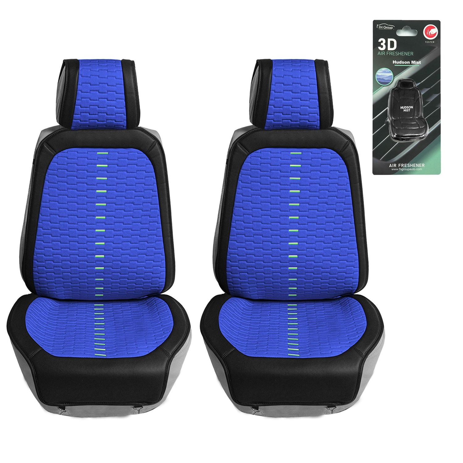 FH Group Colorful Ultra Car Seat Cushions Front Set