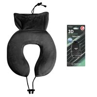 FH Group Ultimate Comfort Memory Foam Travel Neck Pillow