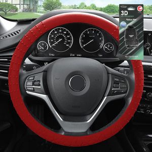 FH Group Burgundy Non Slip Textured Silicone Steering Wheel Cover