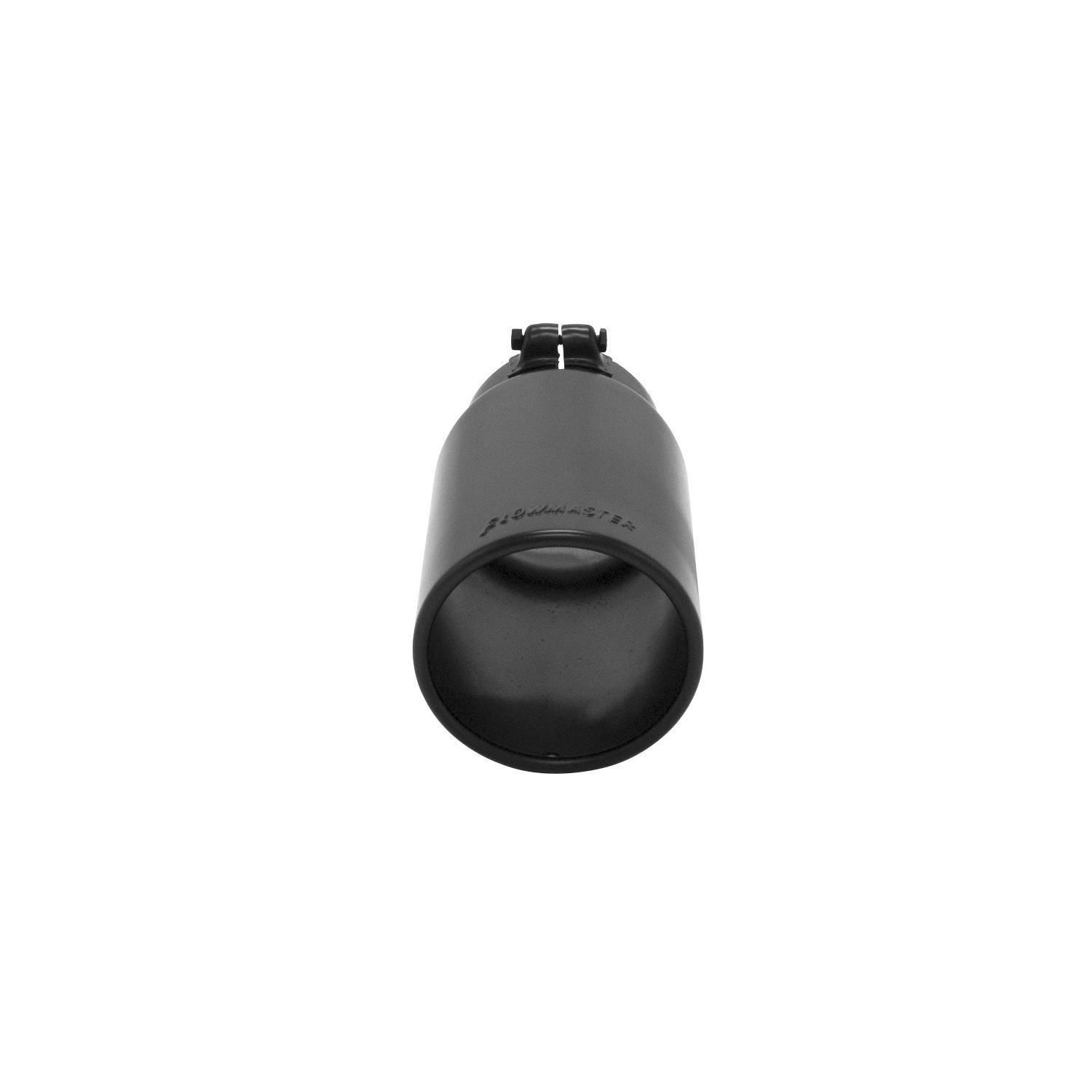 Flowmaster Black Ceramic Coating 5in X 11in Stainless Steel Exhaust Tip