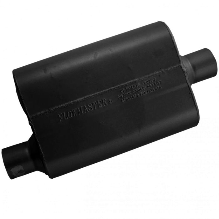 Flowmaster 40 Series 2 1/2in Offset Inlet x 2 1/2in Center Outlet Reflection Performance Muffler