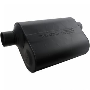 Flowmaster Super 40 Series 2 1/2in Center Inlet x 2 1/2in Center Outlet Muffler for Ford Mustang