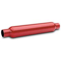 FlowTech 1 1/4in Red Hots Glass Performance Exhaust Muffler