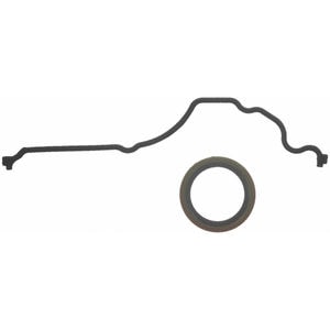 Hihaha Engine Timing Cover Gasket Set TCS46159 For Ford For Mustang 2011-2019 Chain Case Cover Gasket Long-lasting Sealing Rubber,Metal 1