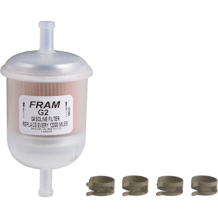 FRAM G12, filtro de combustible in line