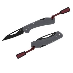 Gerber Knives LST Mini Grey and Black Plain Edge Drop Point Folding Knife