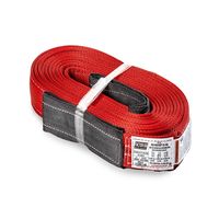 Factor 55 30ft x 2in Black and Red Polyester Webbing Material Tow Strap