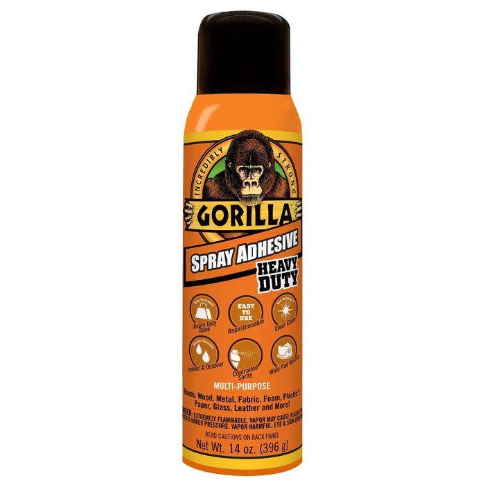 Gorilla Clear MultiPurpose Spray Adhesive 14oz