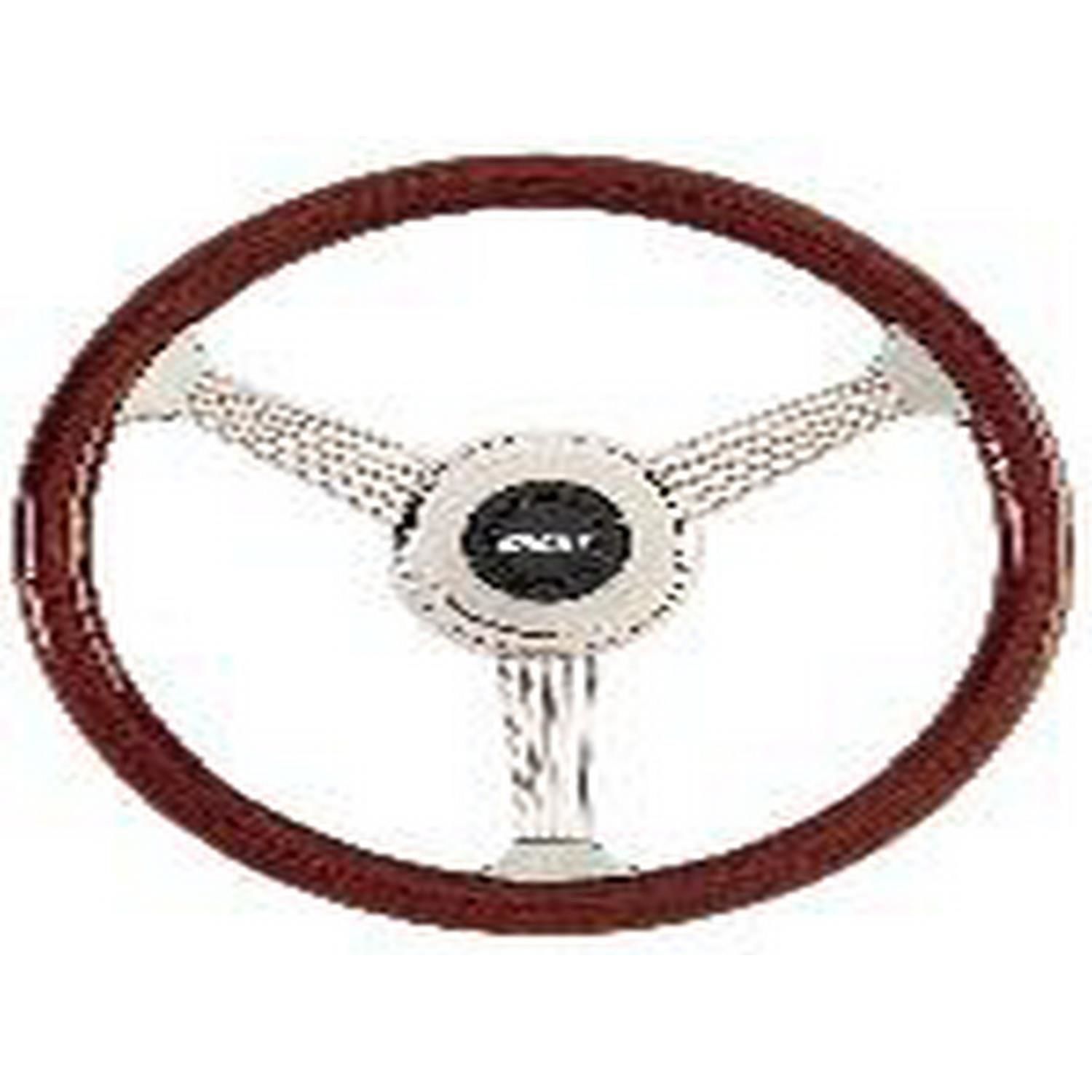 Grant International Mahogany 14.75in Banjo Style Wood Steering Wheel