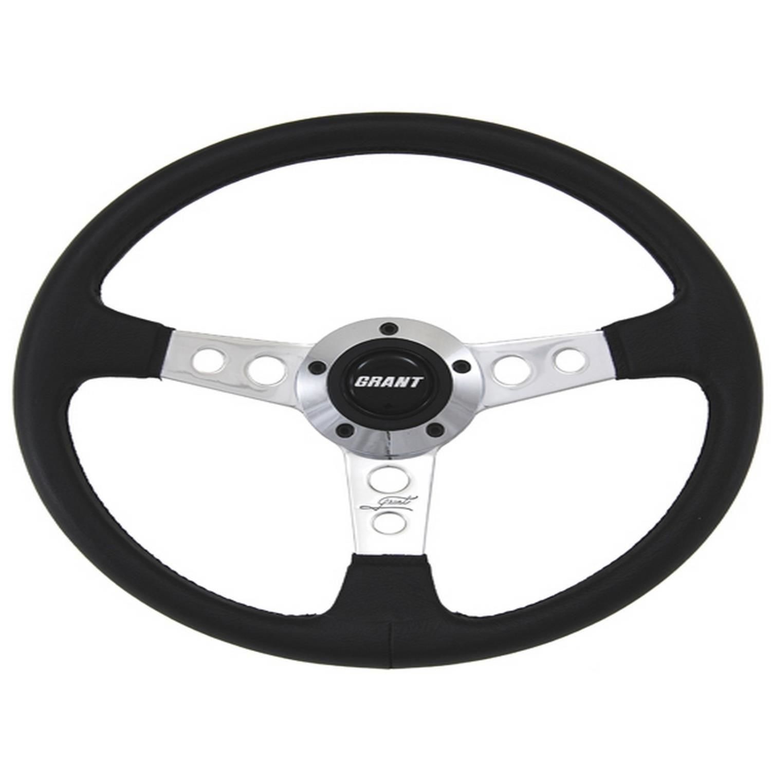 Grant International 1139 Black 14in Collectors Edition Leather Steering