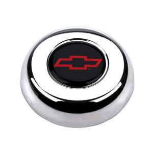 Grant International Chrome Chevrolet Emblem Horn Button
