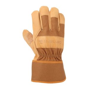 Carhartt System 5 Synthetic Leather Safety Cuff Work Gloves, Large