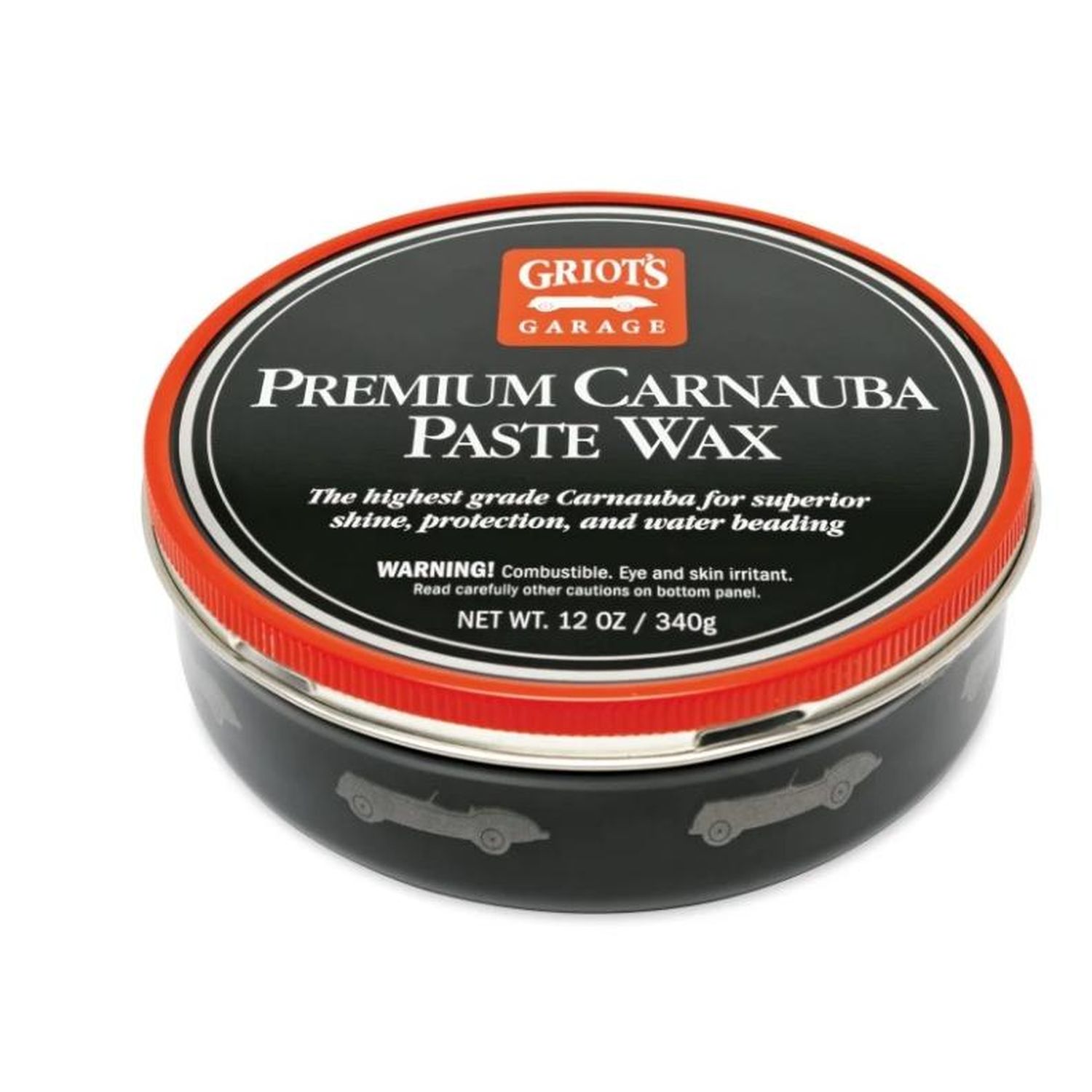 Griot's Garage Premium Carnauba Paste Wax 12oz