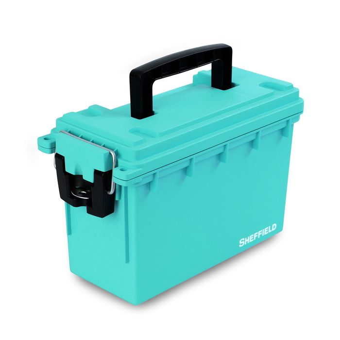 Sheffield® 12633 - 11.5 x 5.06 x 7.25 Teal Ammo Field Box