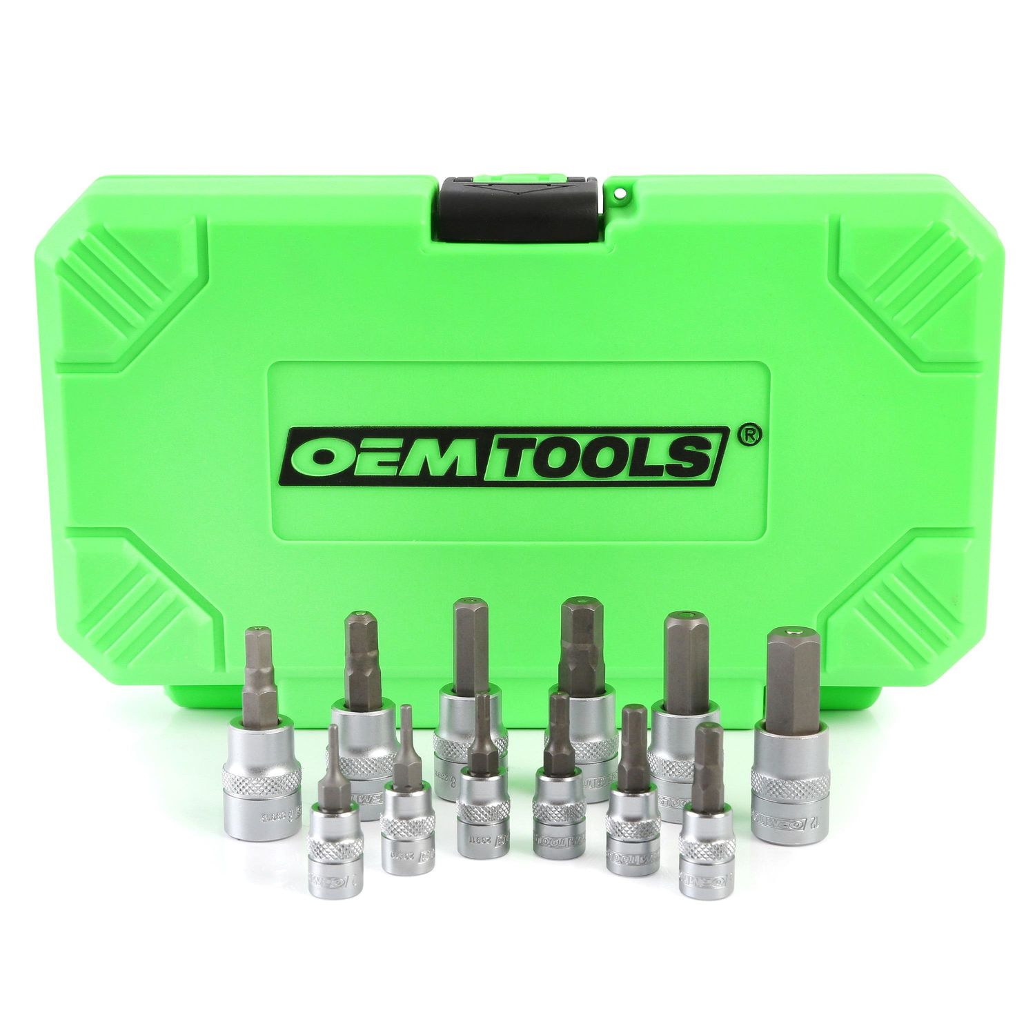 OEM Tools 23901 Metric Hex Bit Socket Set 12 Piece