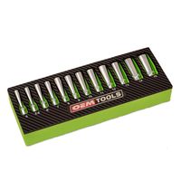 OEMTOOLS 23986 1/4in Drive Metric Deep Socket Set 12 Piece