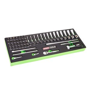 OEMTOOLS 1/4" Ratsche Mit Flachem Kopf – 10,4 Cm, 36 Zähne, Satiniert, Für Enge Räume, Wärmebehandelter Stahl