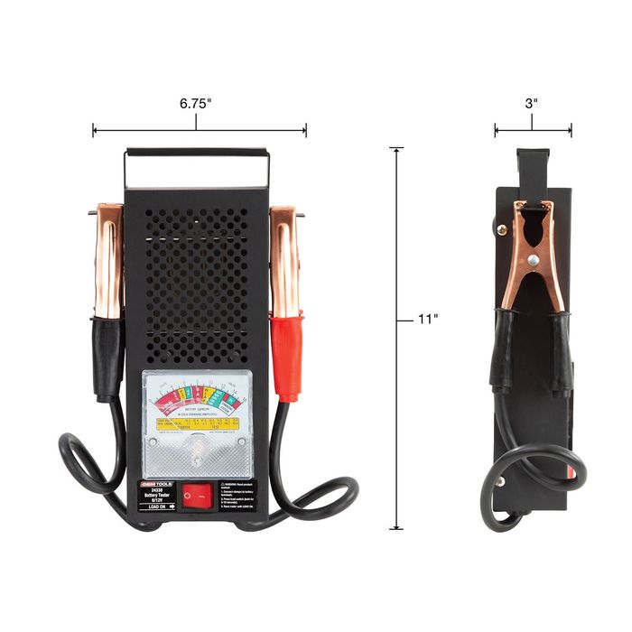 120 AMP Battery Tester for 6/12V Batteries