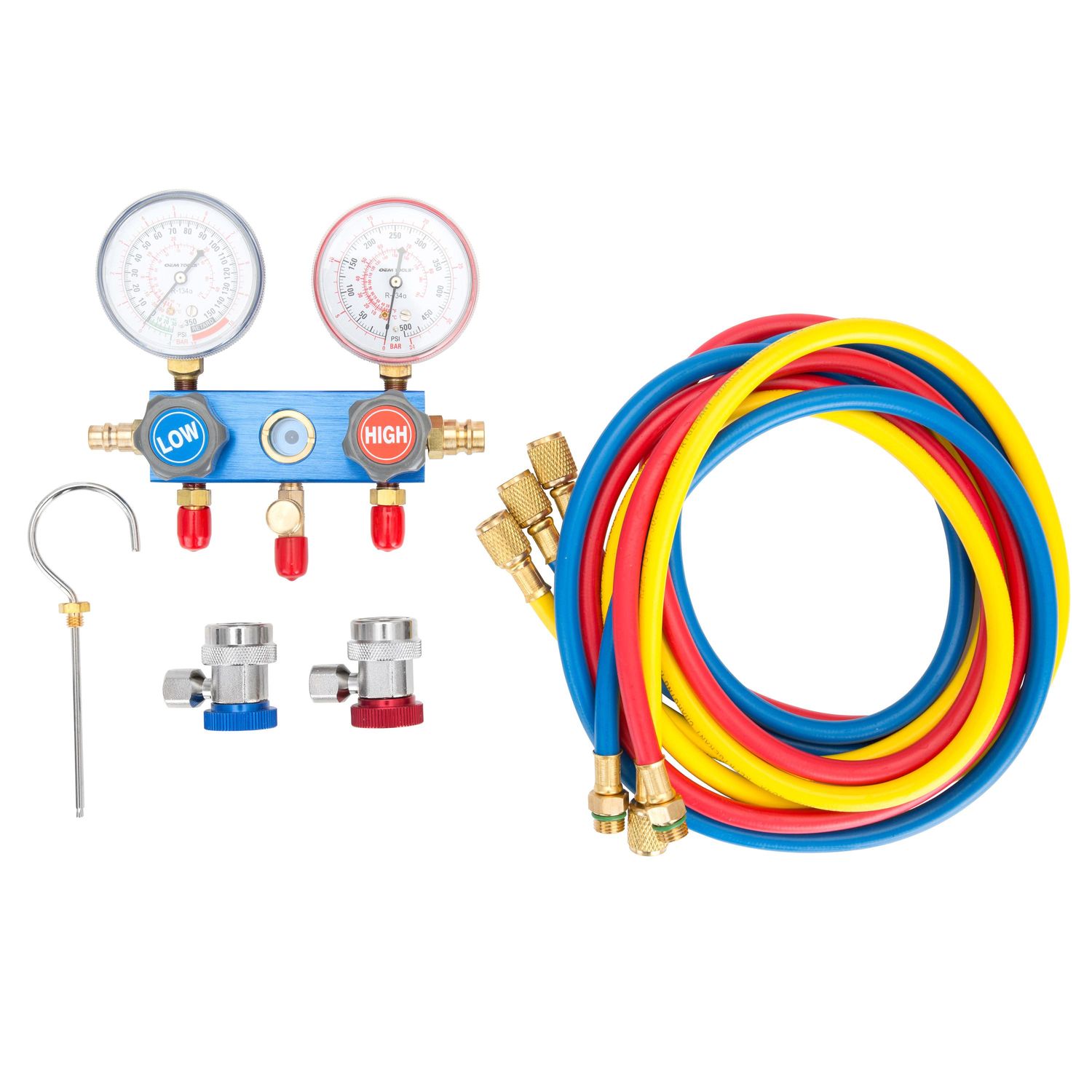 OEMTOOLS Manifold Gauge with 72in Hose