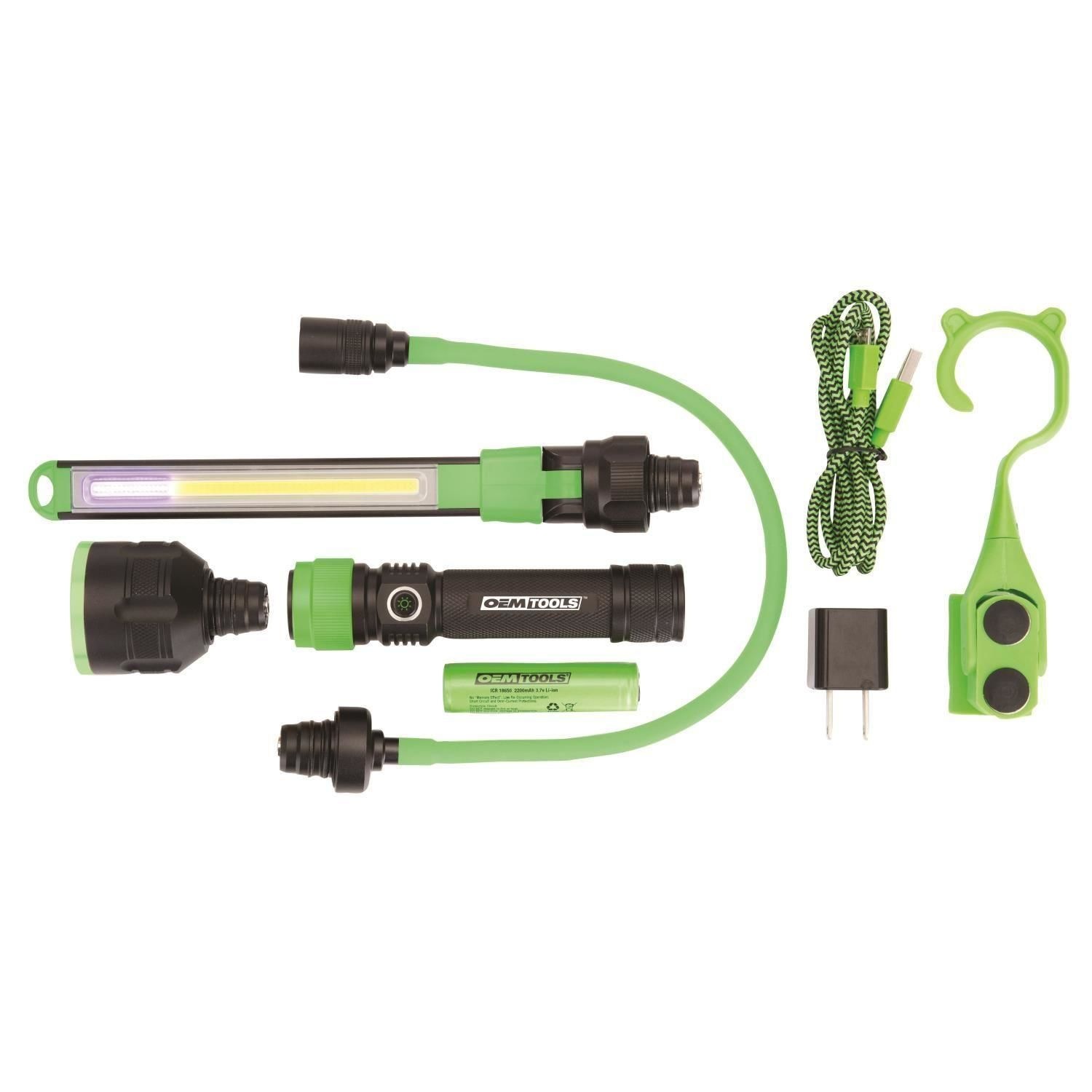 OEM Rechargeable multihead work light set