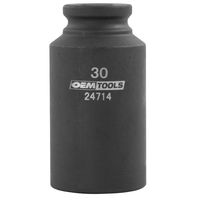 Great Neck 1/2in Drive 30mm 12 Point Axle/Spindle Nut Socket