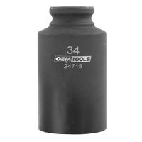 Great Neck 1/2in Drive 34mm 12 Point Axle/Spindle Nut Socket