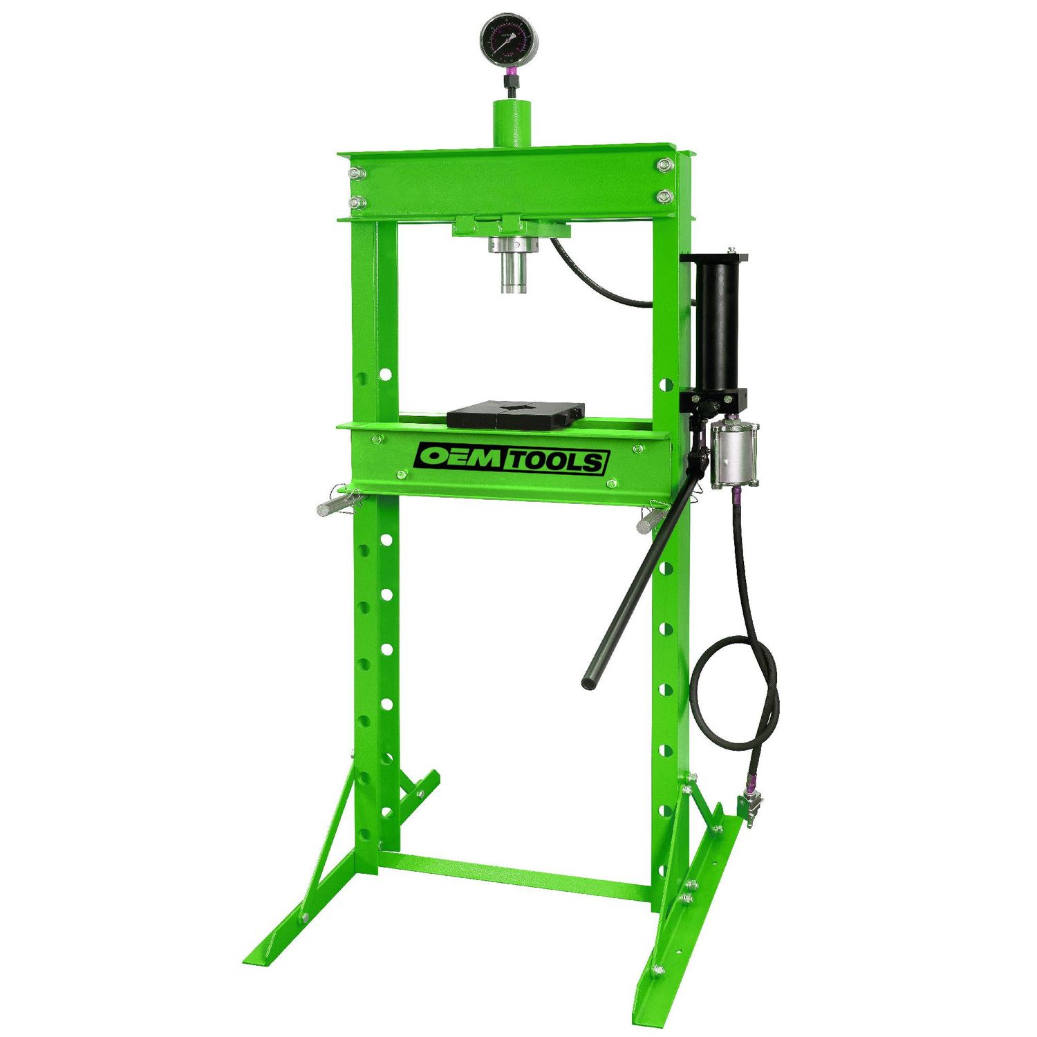 OEMTOOLS 20 Ton Air Hydraulic Shop Press