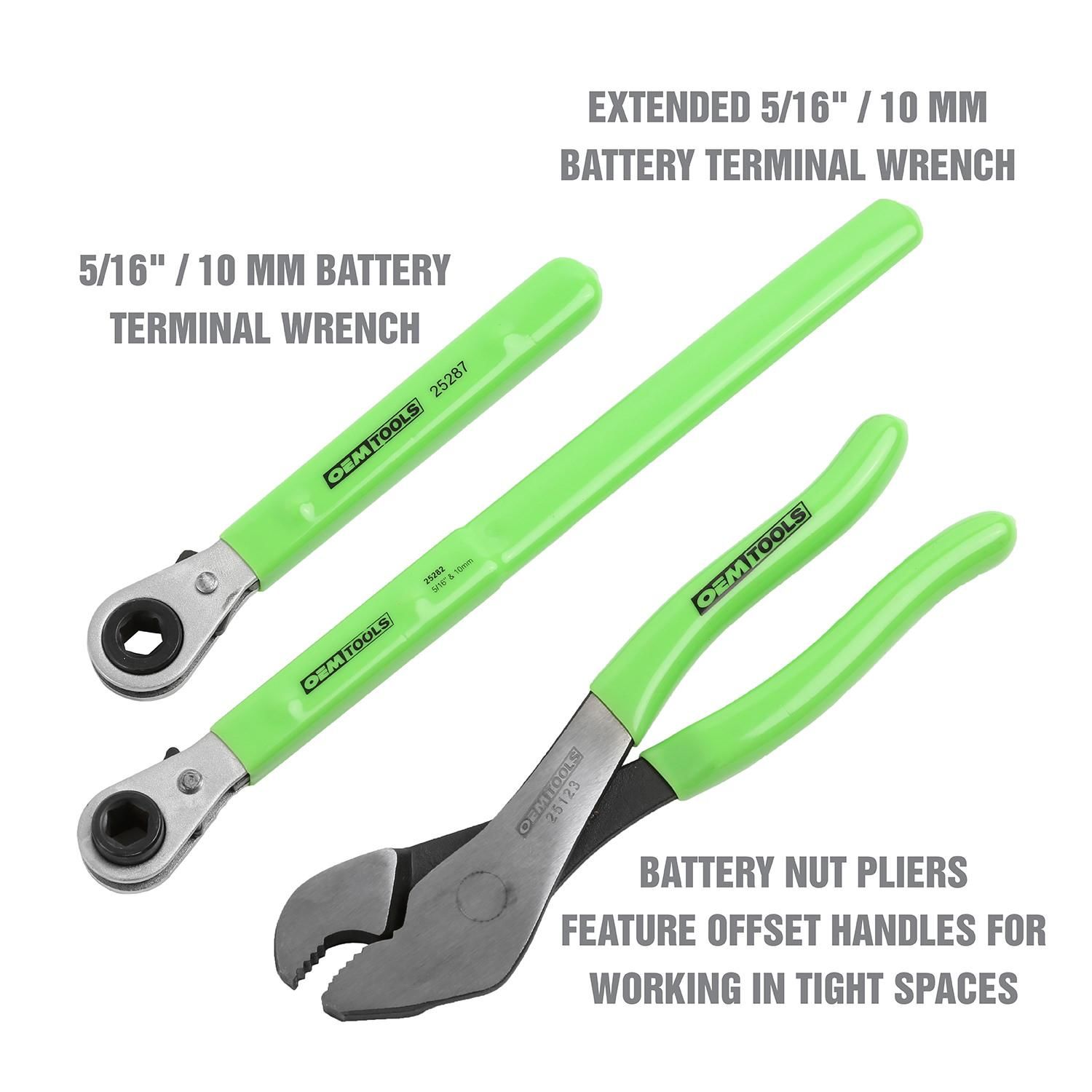 OEMTOOLS Battery Service Kit 6 Piece