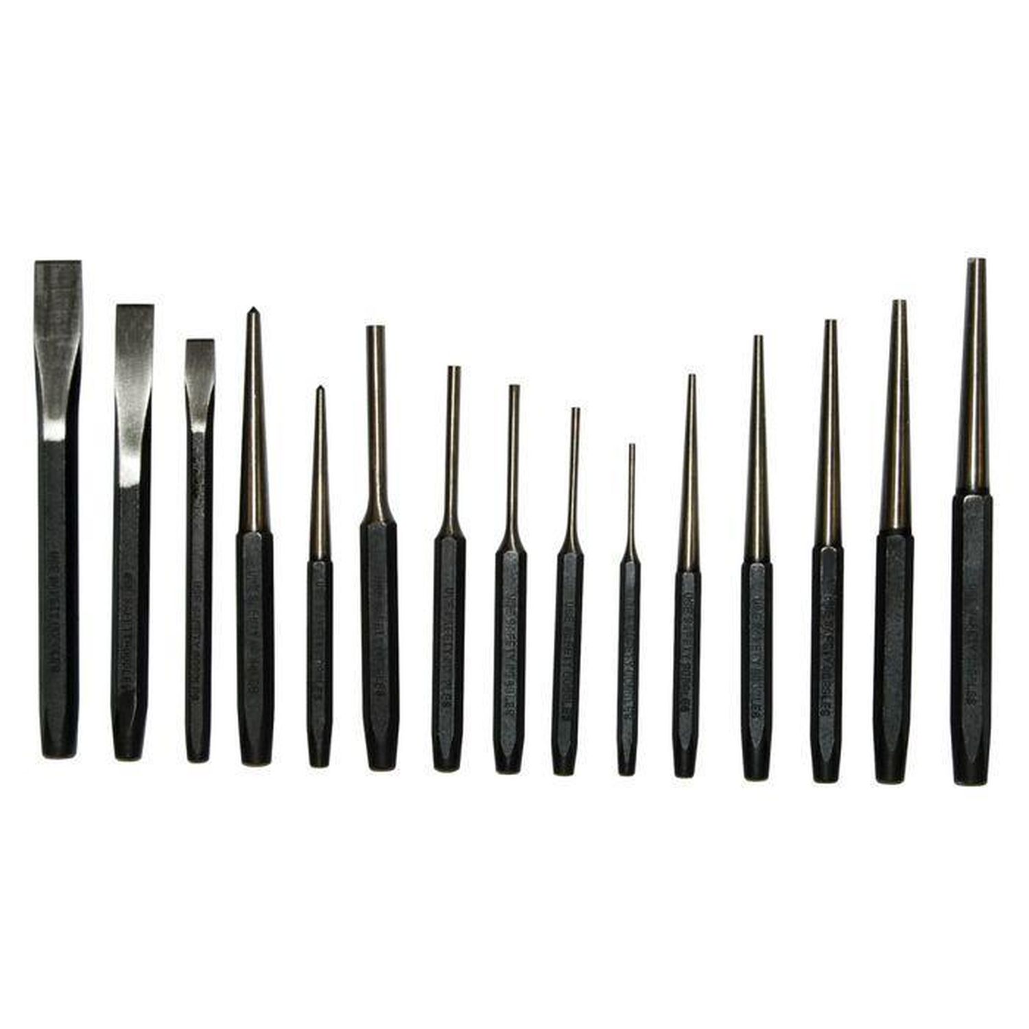 OEMTOOLS Punch And Chisel Set 16 Piece