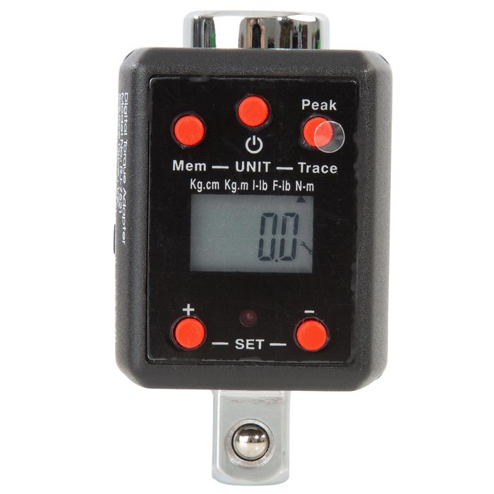 OEMTOOLS 1 2in Drive 29.5 147.5 ft lbs Digital Torque Adapter