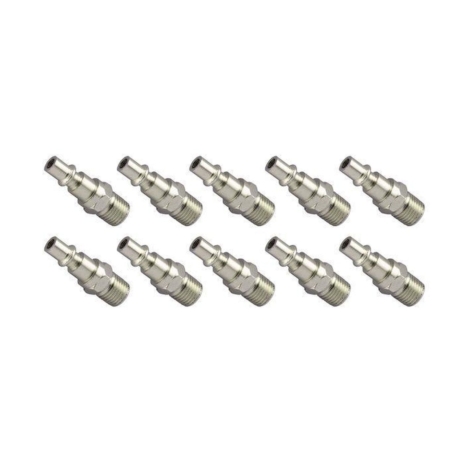 Oemtools 1 4in Npt Male Aro Plug Set 10 Piece