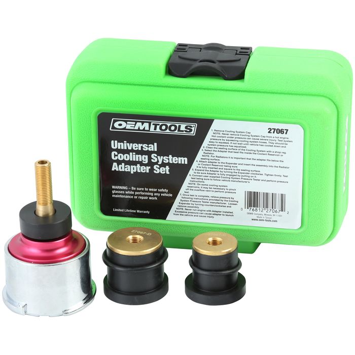 OEMTOOLS Universal Cooling System Adapter Set