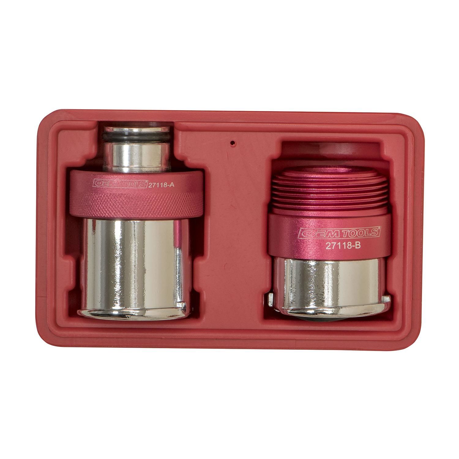 OEMTOOLS Radiator and Cap Adapter Set