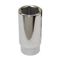 OEMTOOLS 1/2in Drive 31mm 6 Point Chrome Axle/Spindle Nut Socket