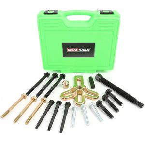 ABN Harmonic Balancer Puller 46-Piece Tool Kit – Flywheel Remover,  Crankshaft Pulley Removal, Steering Wheel Pulling Set