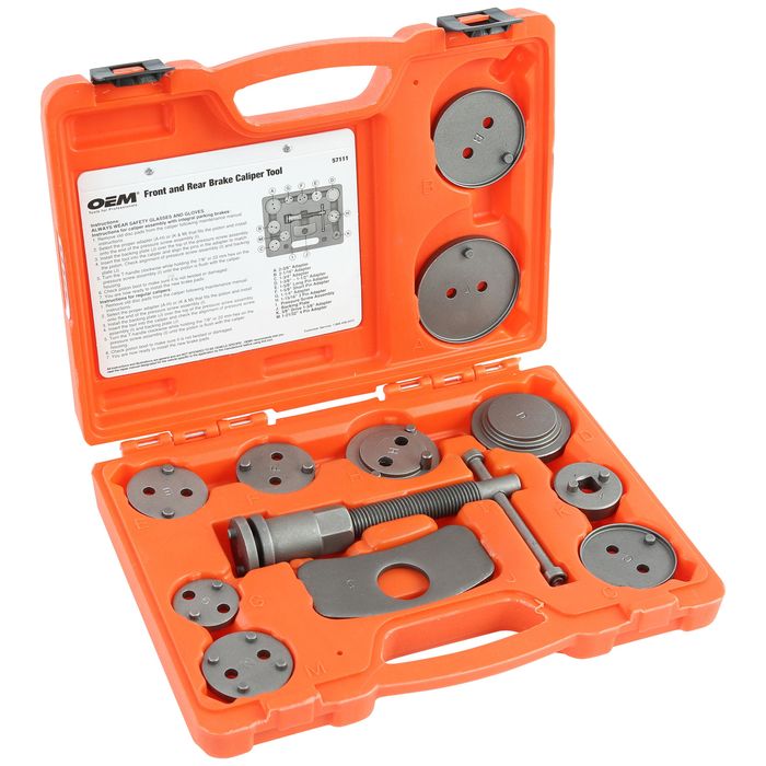 Brake pad online tool kit