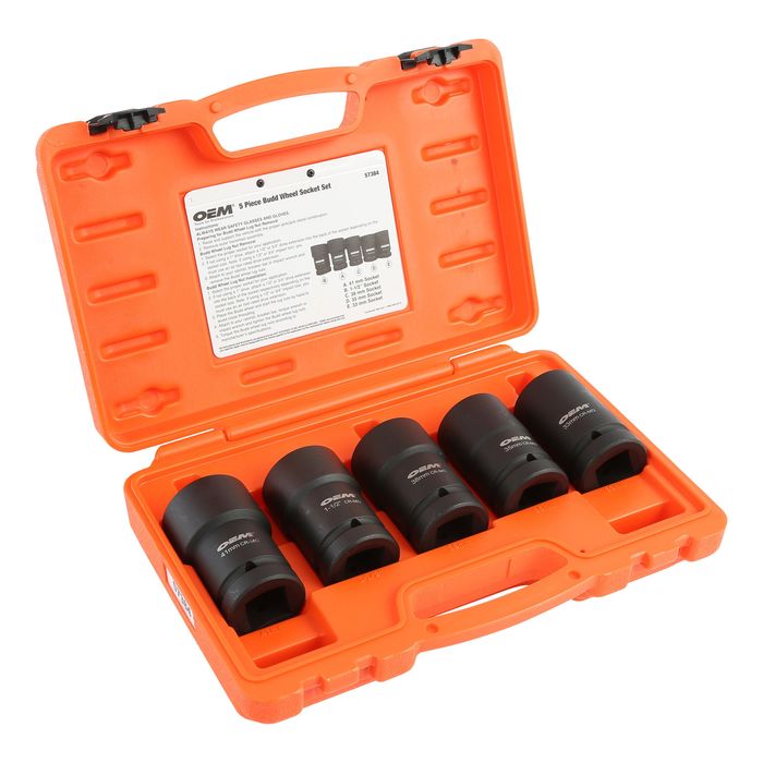 PowerBuilt Budd Wheel Socket Set