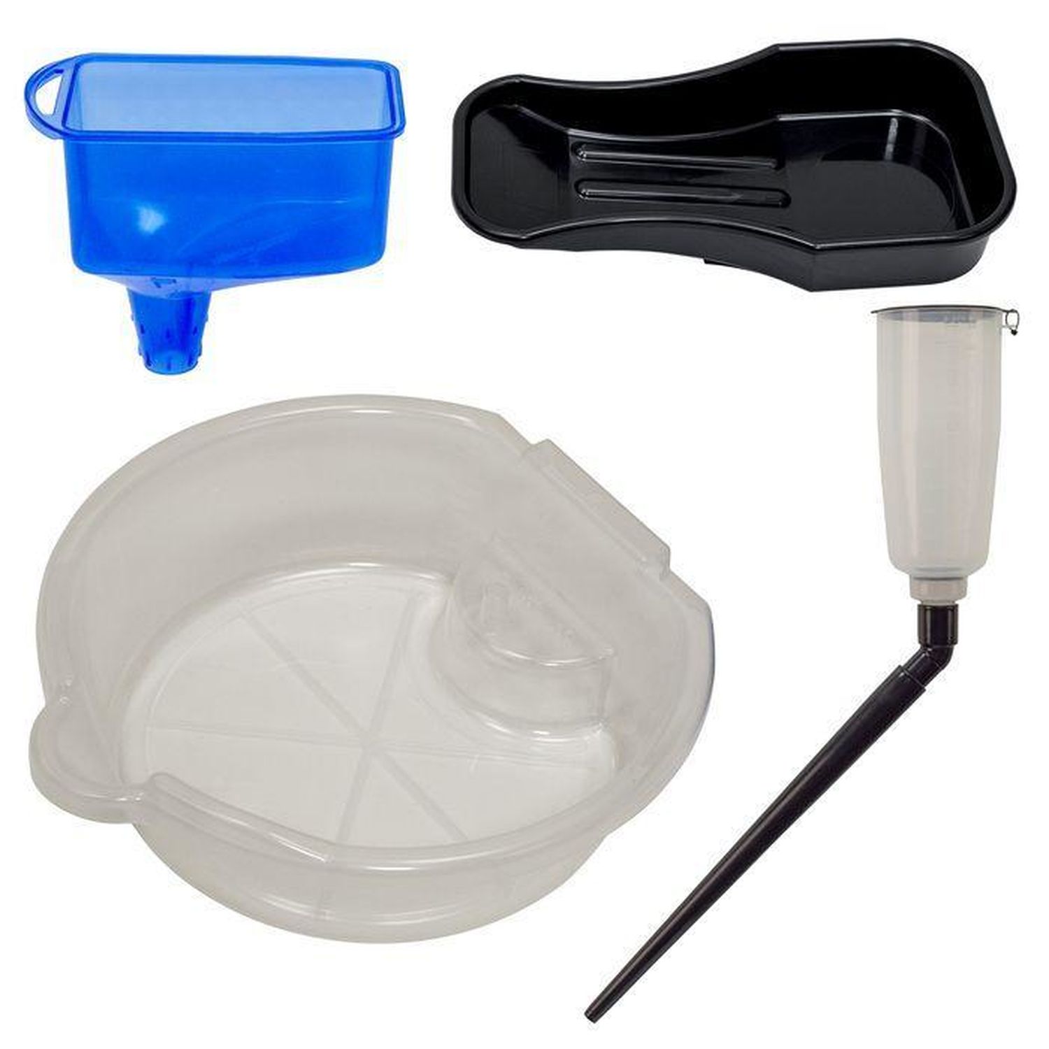 OEMTOOLS Oil Drain And Funnel Set 4 Piece