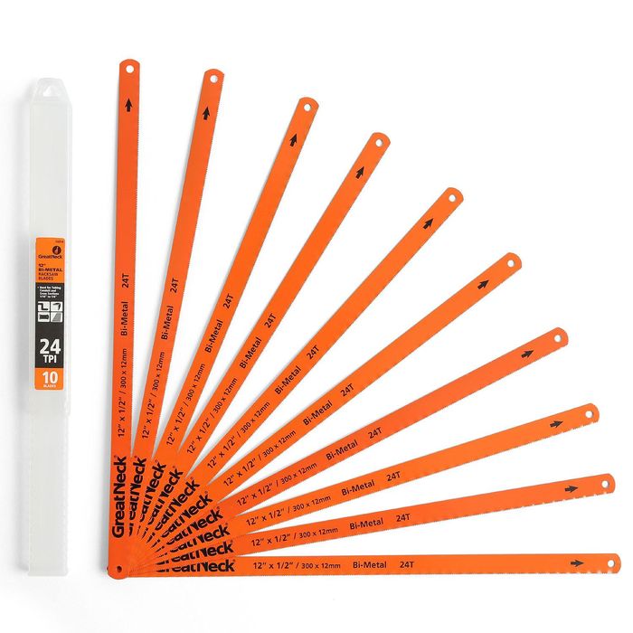 12" Bi-Metal Medium Cut Hacksaw Blade Set (24TPI) - LENOX