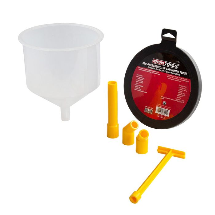 OEMTOOLS Drip-Free Funnel for Automotive Fluids