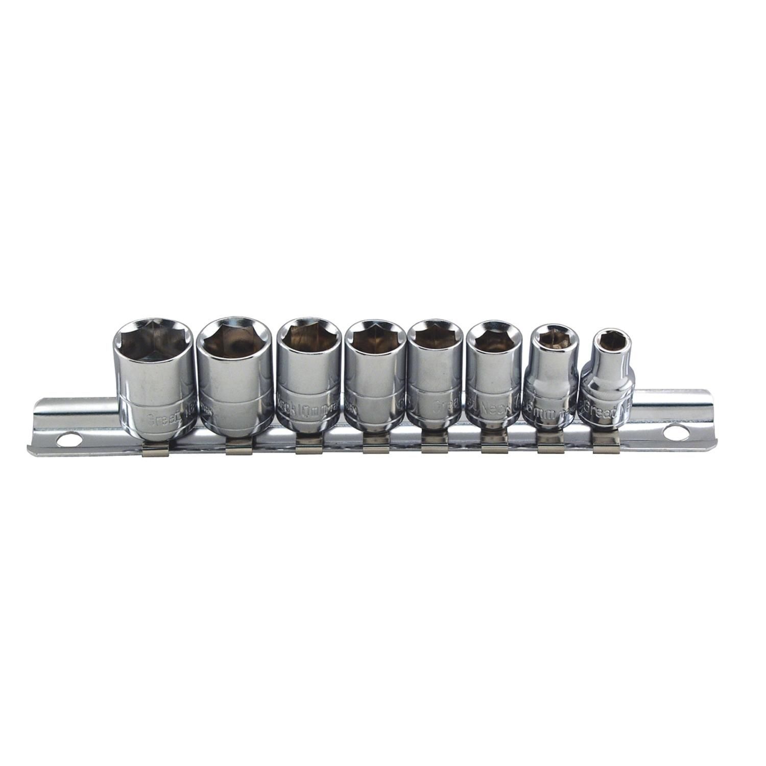 Great Neck 8 pieces Metric Socket Set