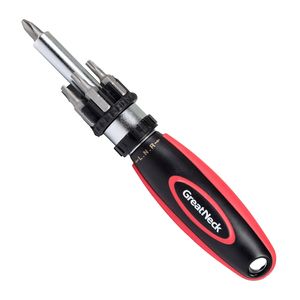 Great Neck Multi-Bit Ratcheting Screwdriver 7 Piece