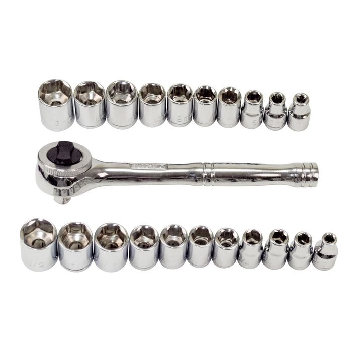 Surebilt 14in Drive Ratchetsocket Saemetric Set 22 Piece