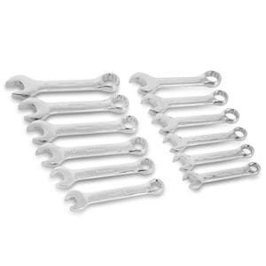 SureBilt Metric and SAE Stubby Wrench Set, 12 Piece