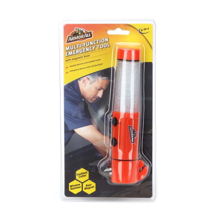  Armor All Emergency Window Hammer / Glass Breaker With