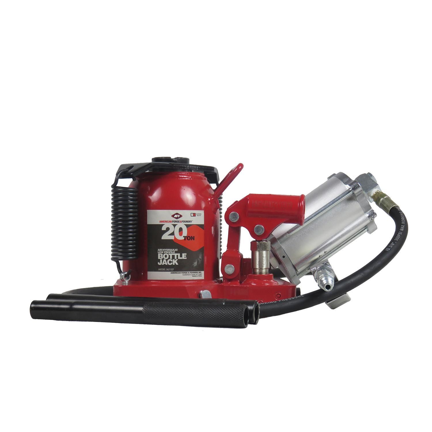 American & Foundry 20 Ton Super Duty Air Hydraulic Bottle Jack