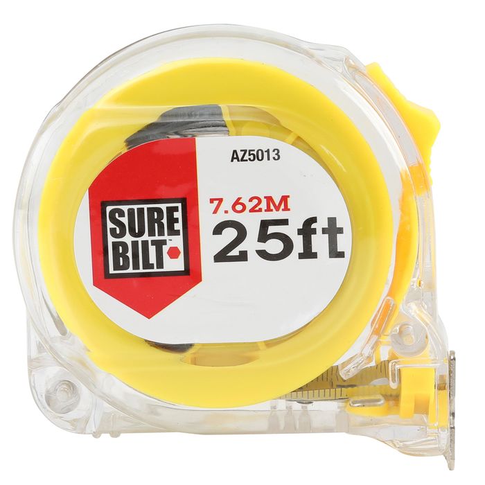 25 FT x 1 Tape Measure, Metric and SAE Power