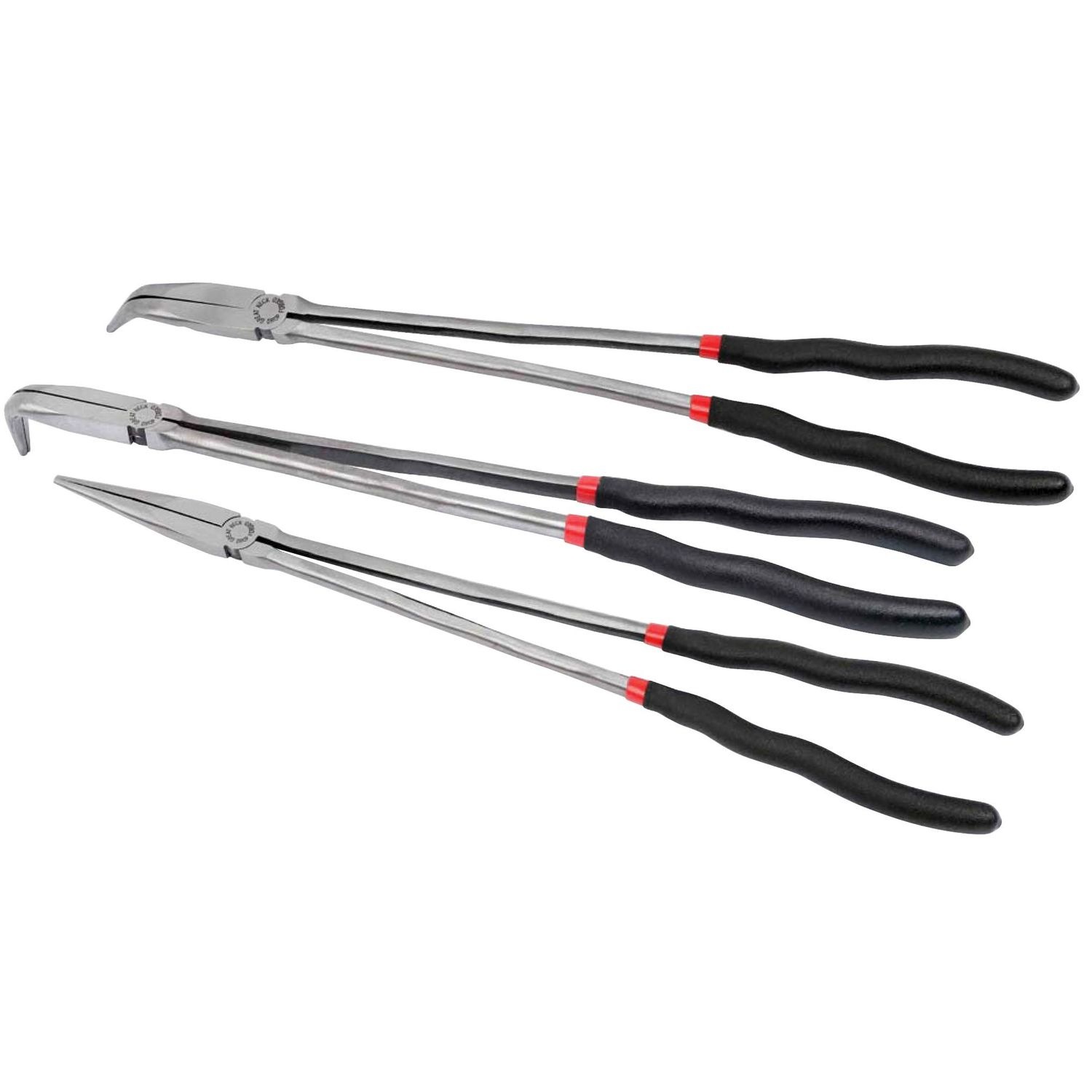 OEMTOOLS Long Handle Pliers Set 3 Piece