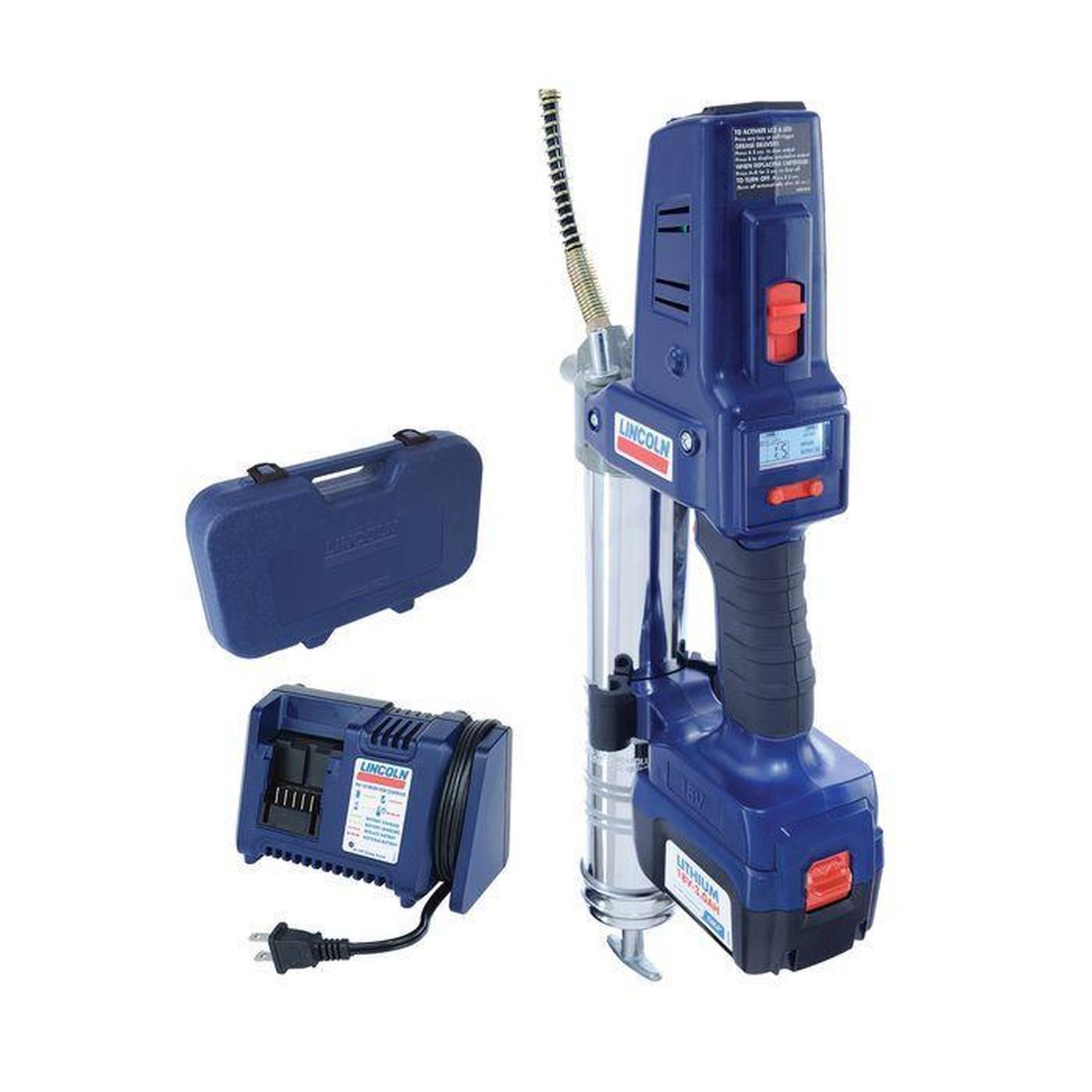 Lincoln Industrial PowerLuber Grease Gun Kit with Battery